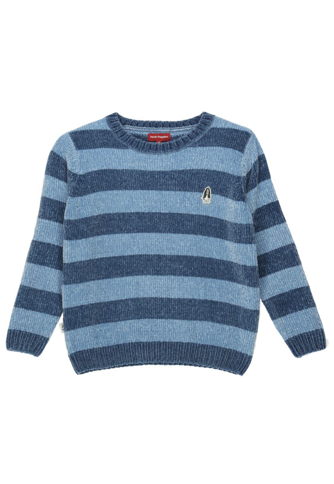 Sweater Niño Chenille Celeste-0
