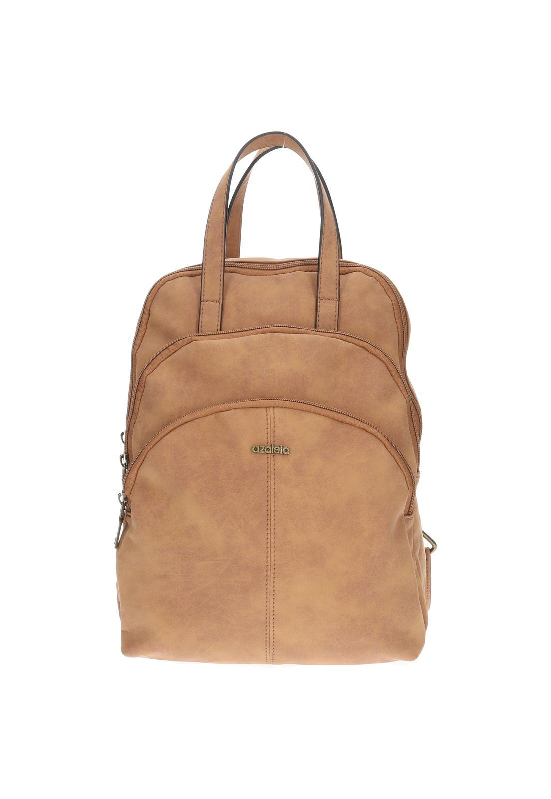 Mochila Convertible Mujer Lisboa Backbag Café-0