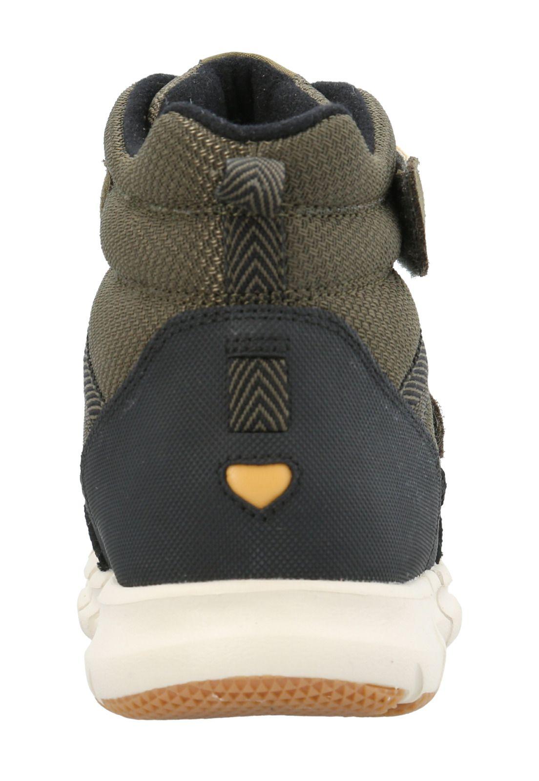 Botin Cuero Playmouth Niño Verde-6