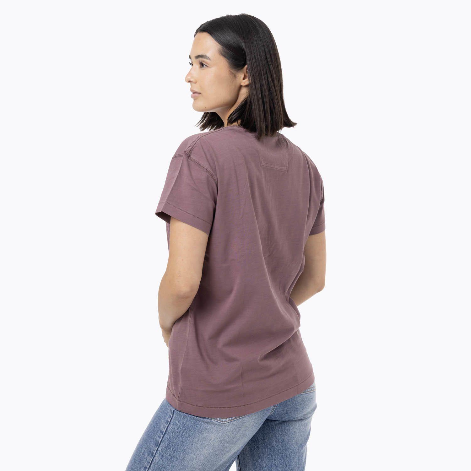 Polera Manga Corta Mujer Big Print Morado-3