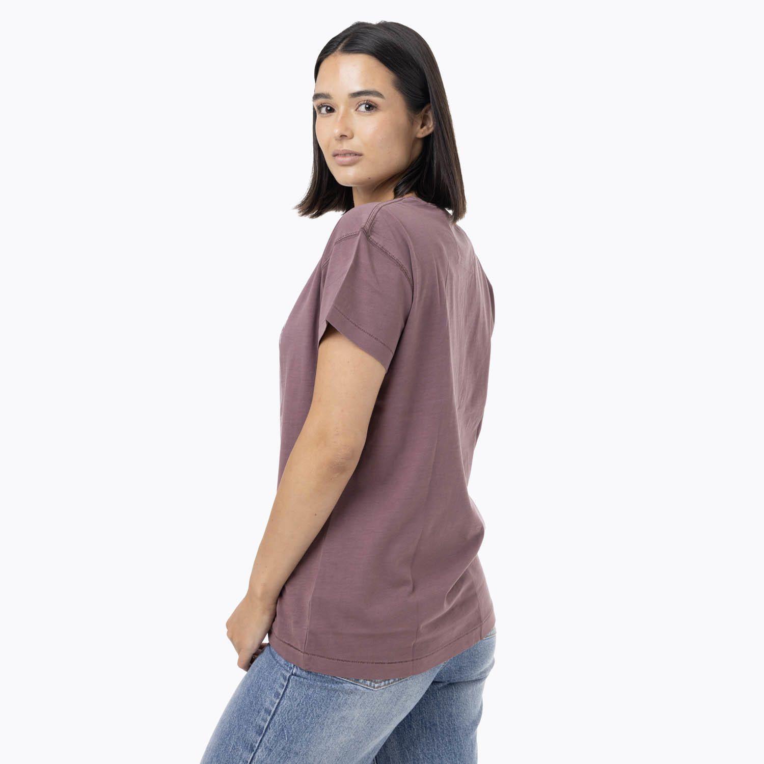 Polera Manga Corta Mujer Big Print Morado-4