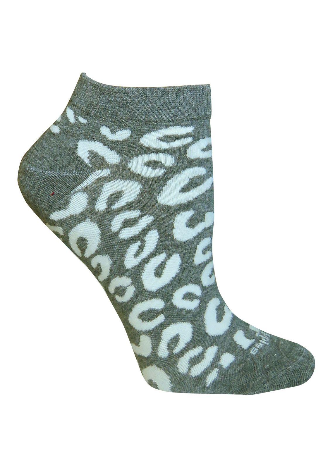 Calcetín Algodón W Ped Leopard-0