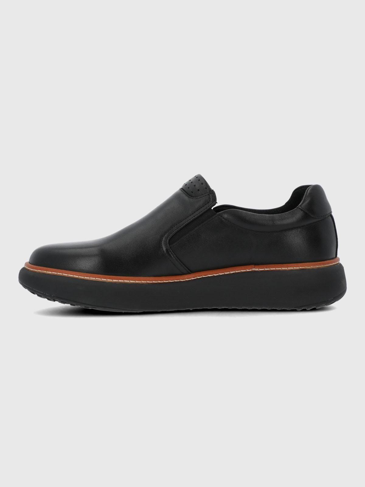 Slip On Cuero Hombre Lite G Negro-1