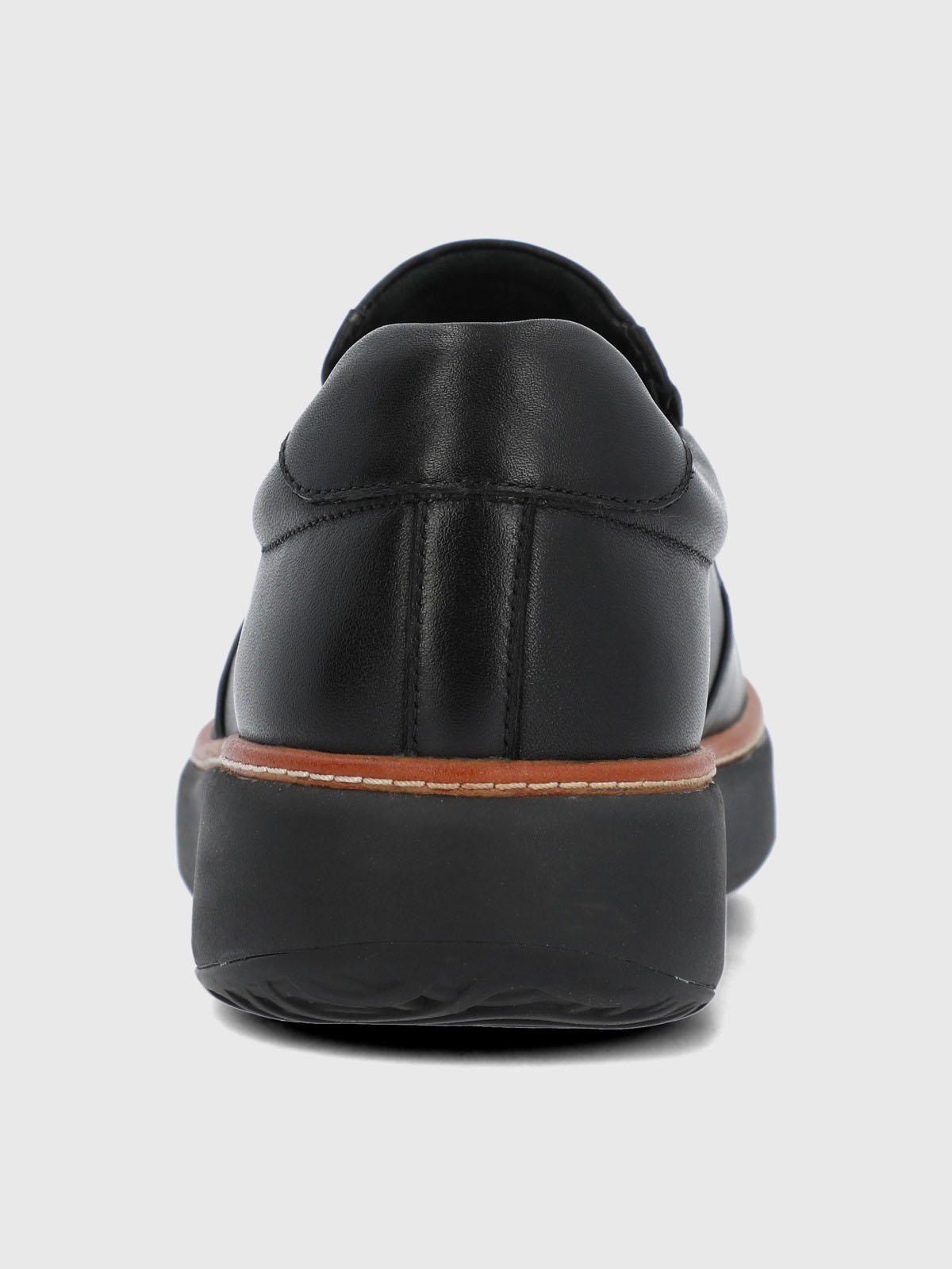 Slip On Cuero Hombre Lite G Negro-4