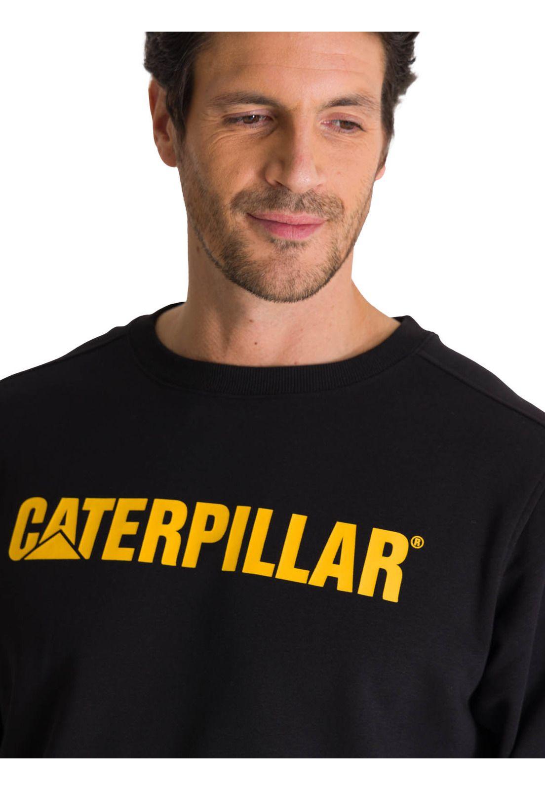 Polerón Crewneck Hombre Logo Negro-4