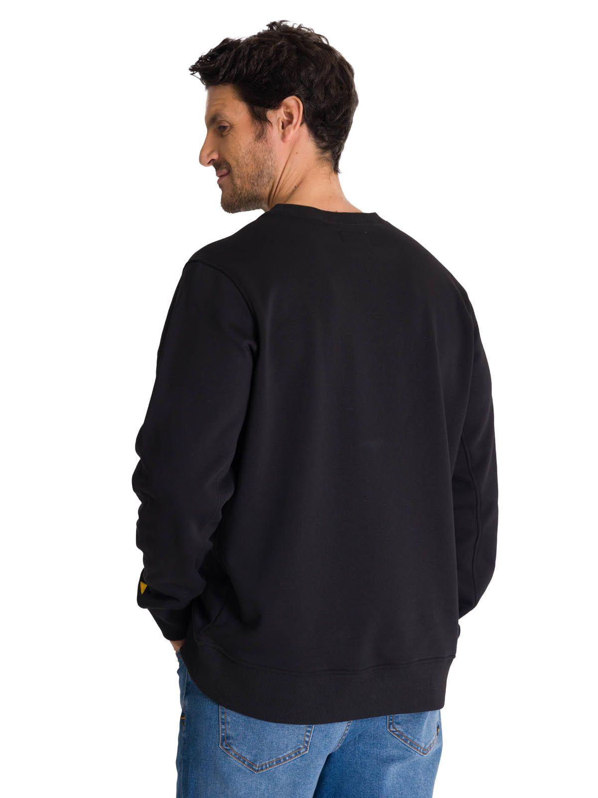 Polerón Crewneck Hombre Logo Negro-3