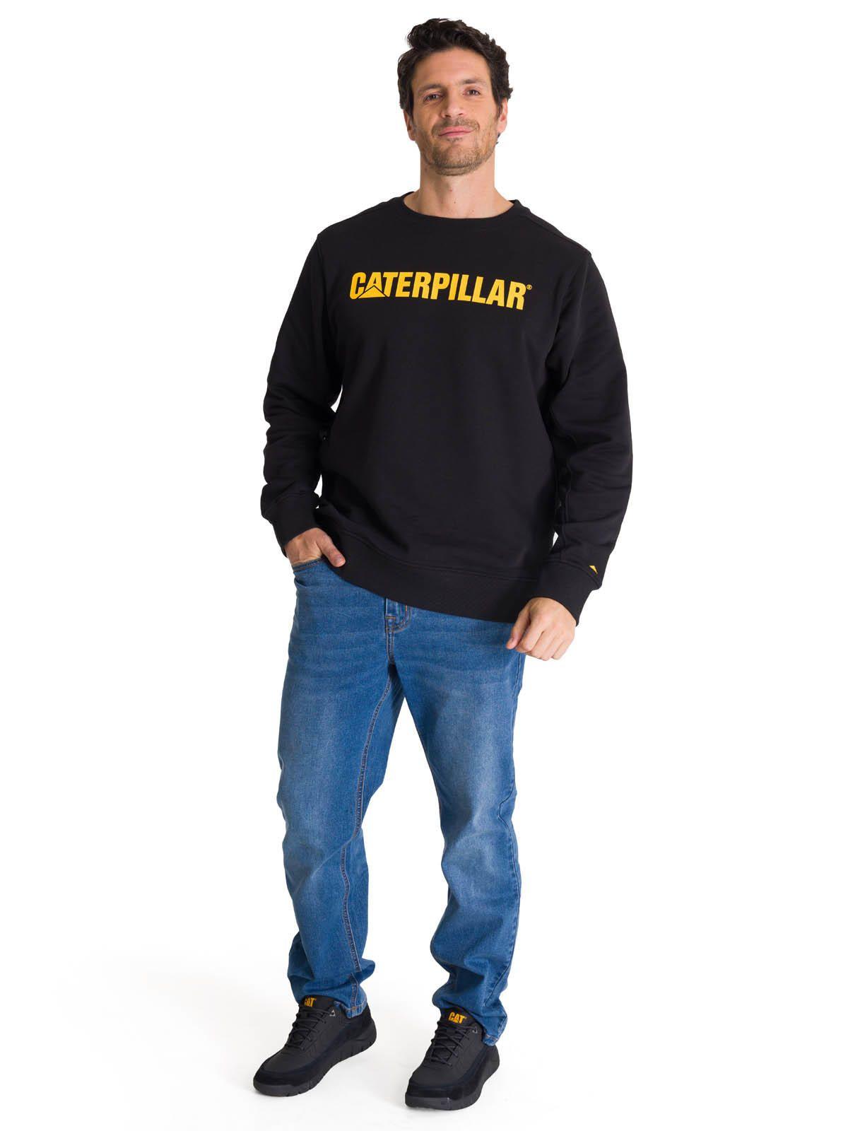 Polerón Crewneck Hombre Logo Negro-5