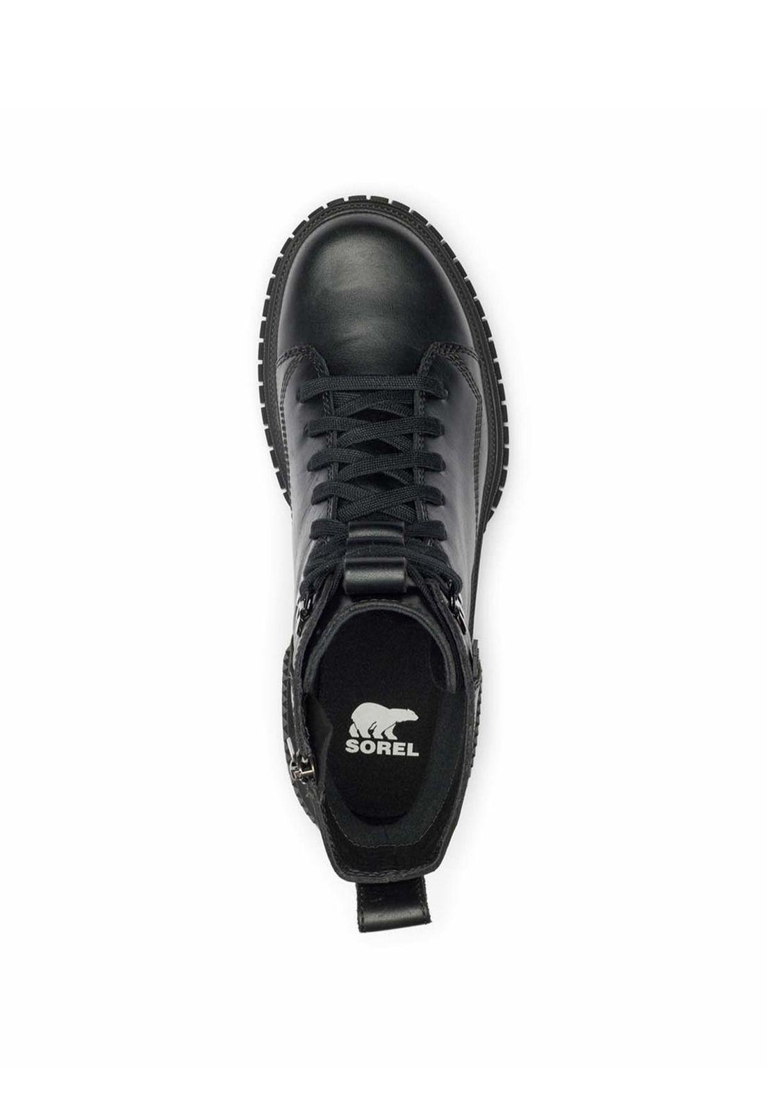 Bota Cuero Ona Ave Boot Lace Wp Negro  Mujer-5
