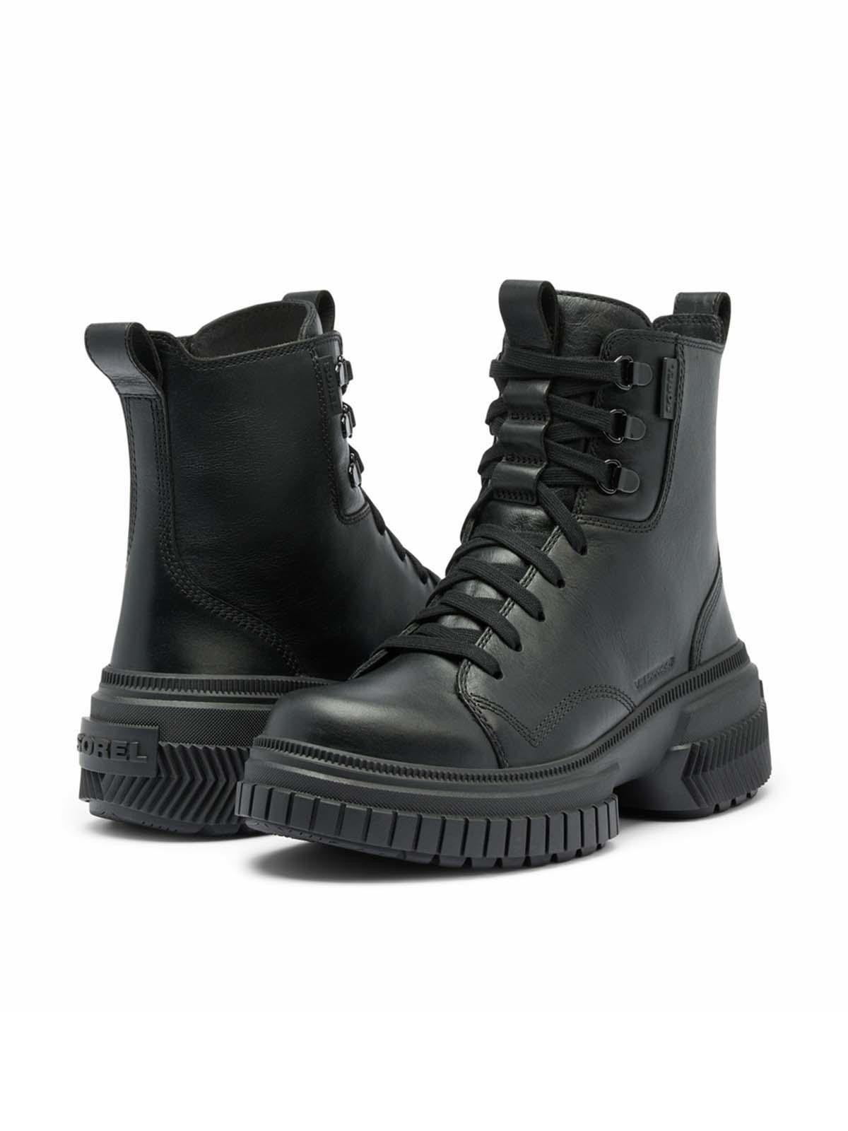 Bota Cuero Ona Ave Boot Lace Wp Negro  Mujer-8