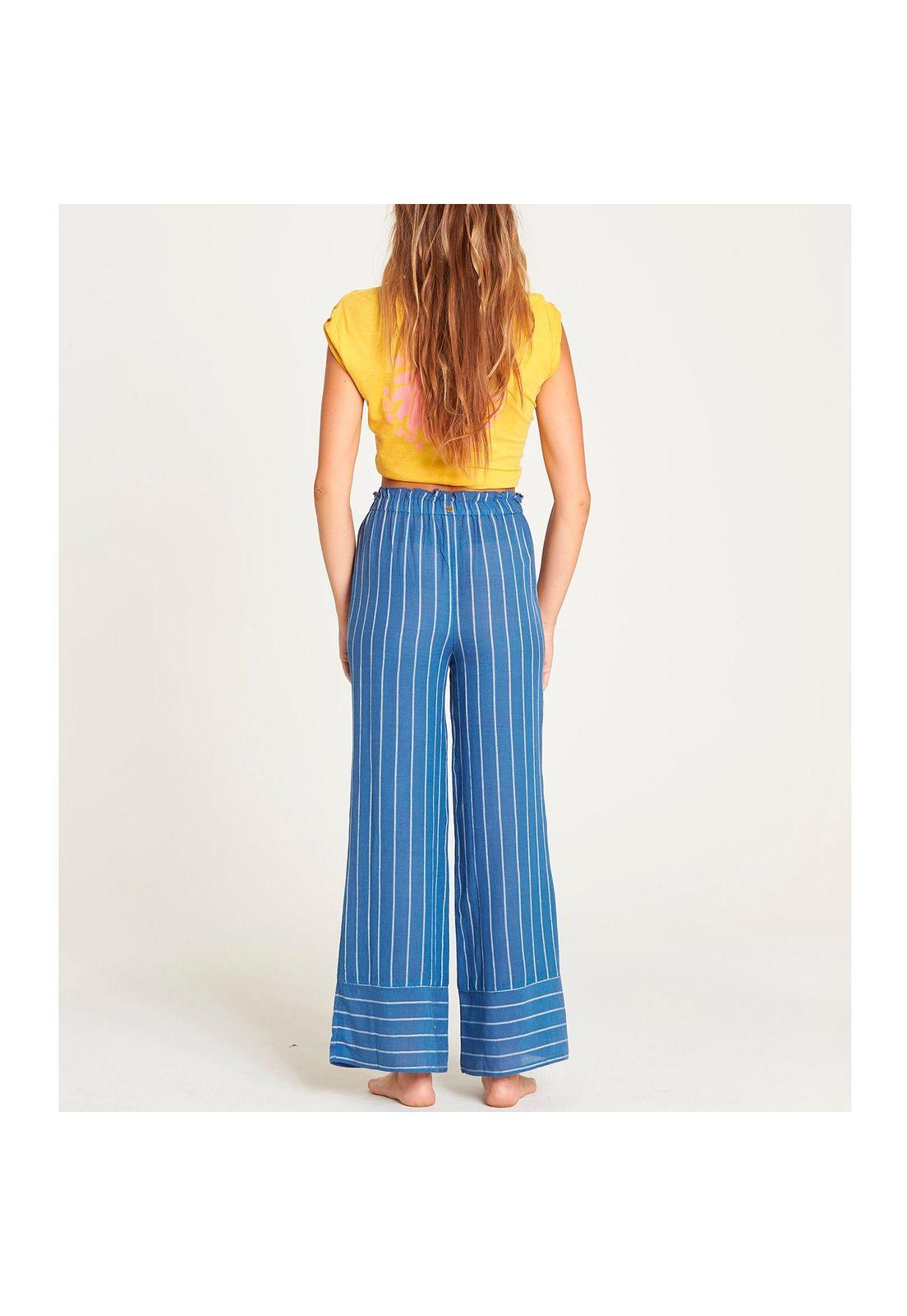 Pantalon Mujer Flip Out Celeste-2