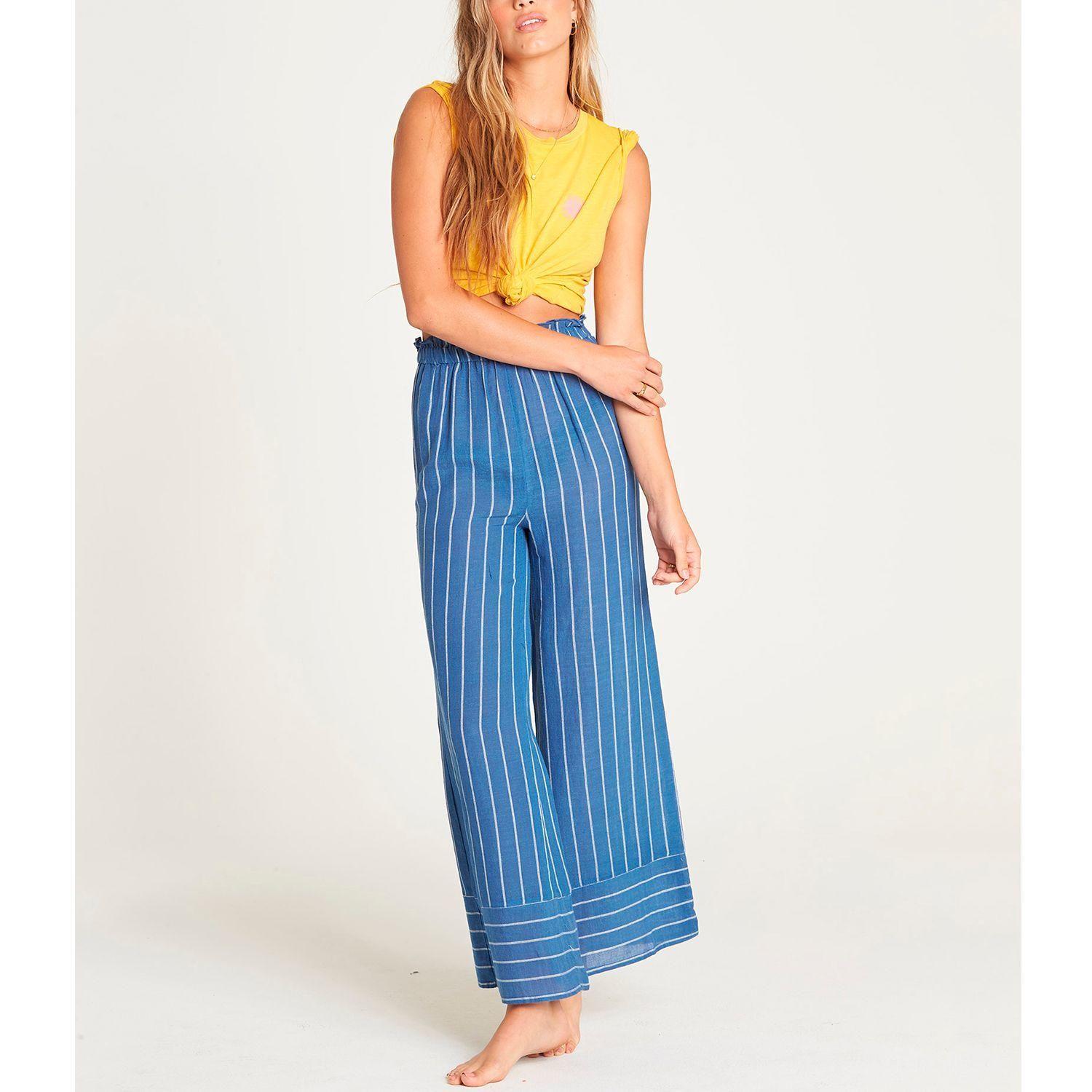 Pantalon Mujer Flip Out Celeste-0
