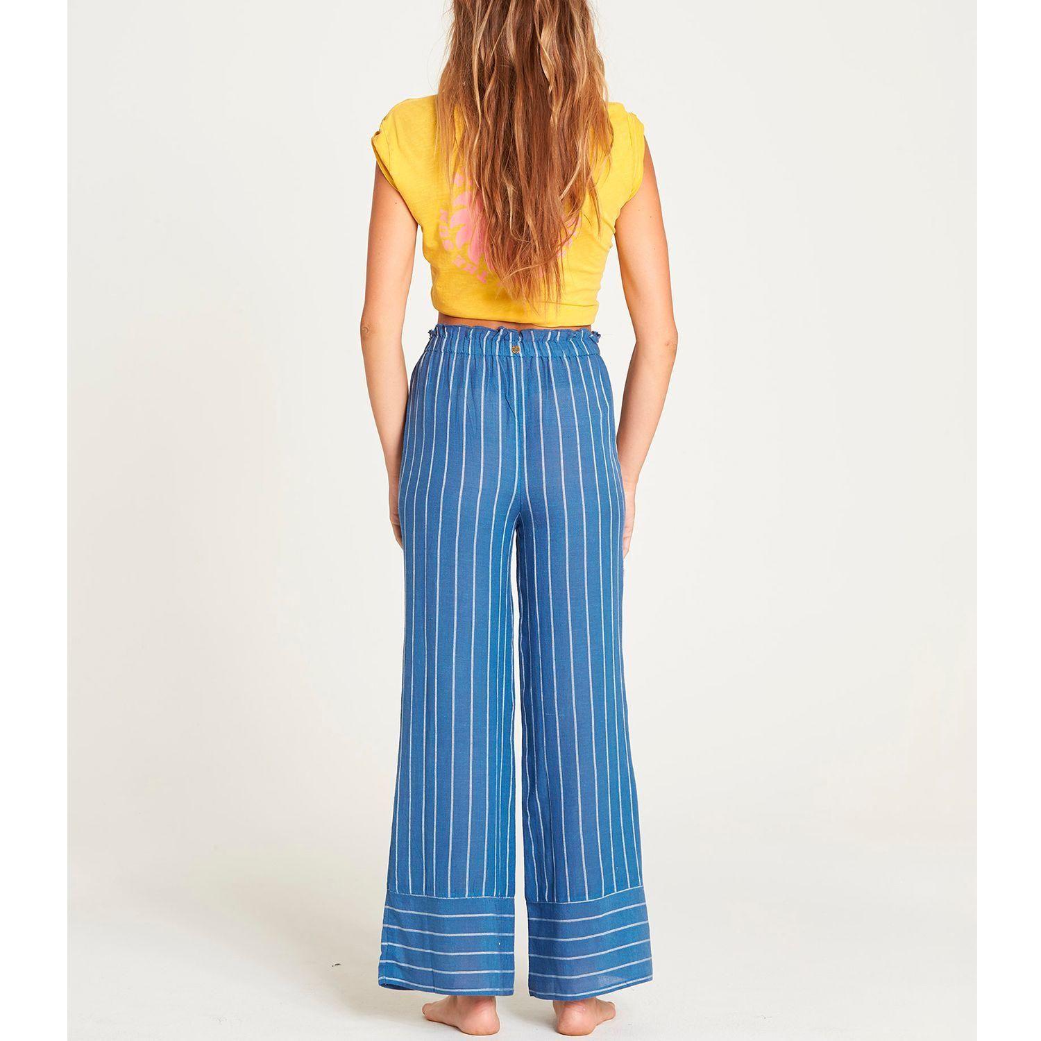 Pantalon Mujer Flip Out Celeste-2