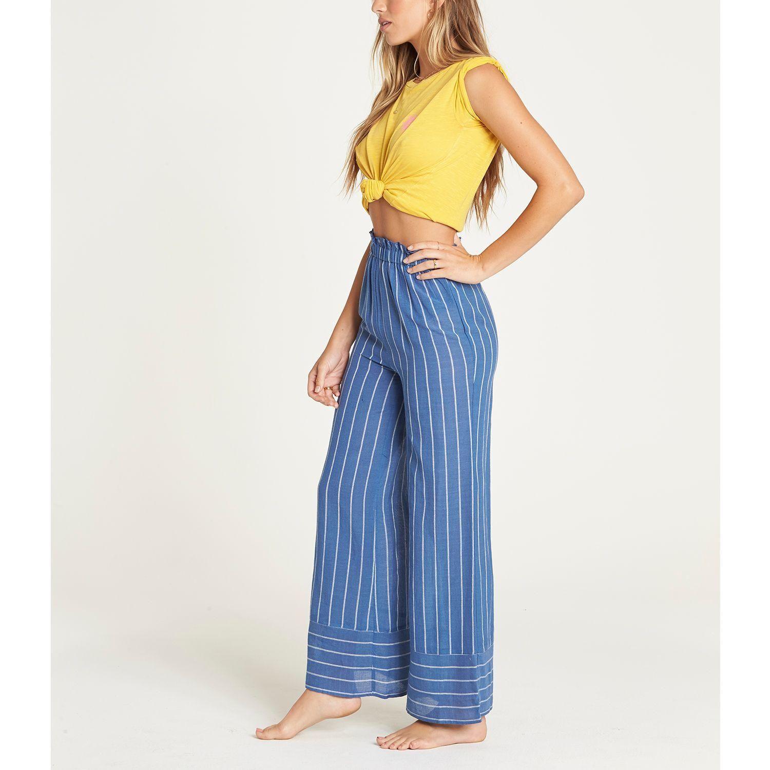 Pantalon Mujer Flip Out Celeste-3