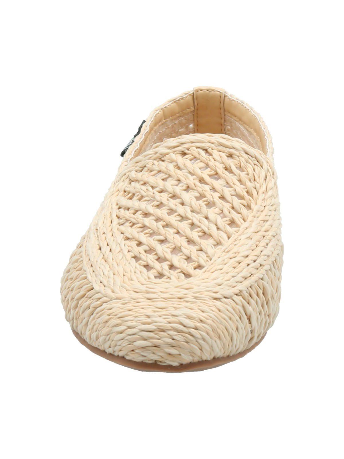 Mocasín Rafia Mujer Rita Crema-3