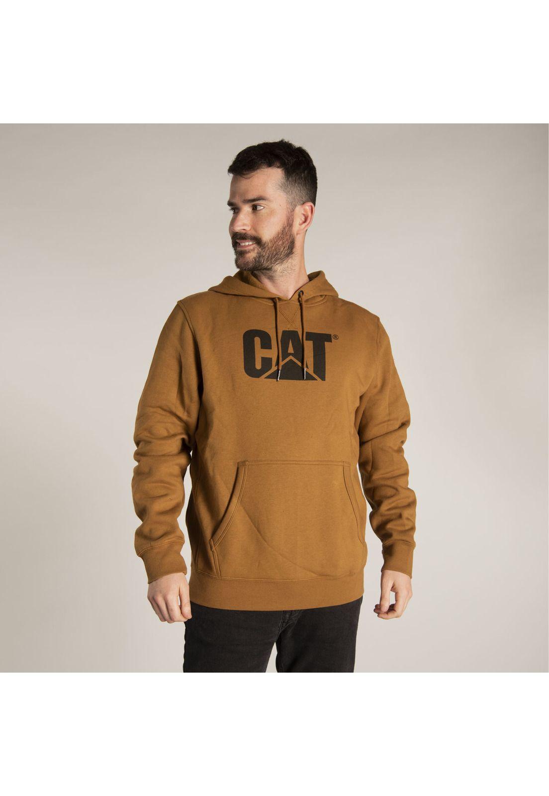 Polerón Hombre Foundation Po Hooded Café-0