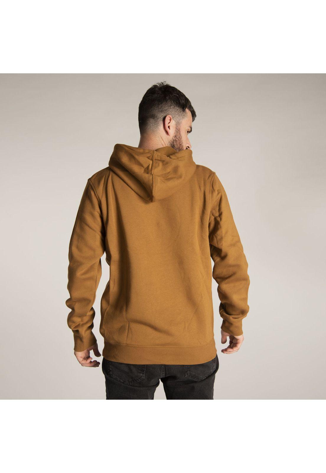 Polerón Hombre Foundation Po Hooded Café-4