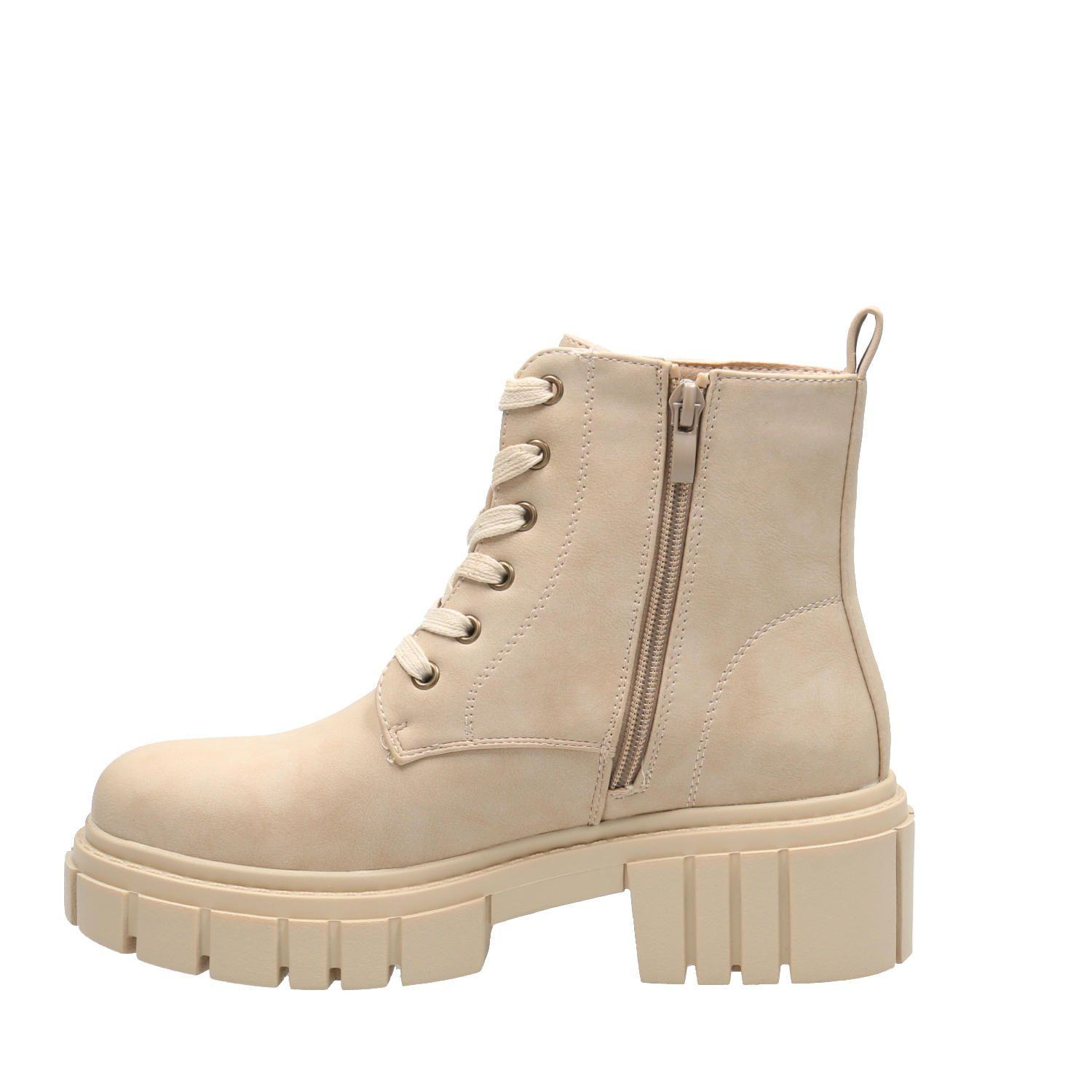 Botín Mujer Rouse Beige-5