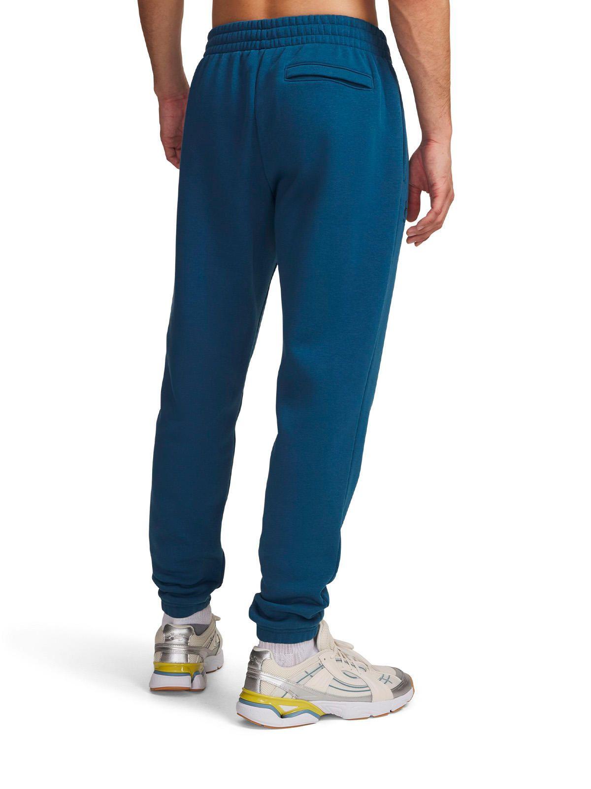 Jogger UA Icon Fleece Azul Hombre-1