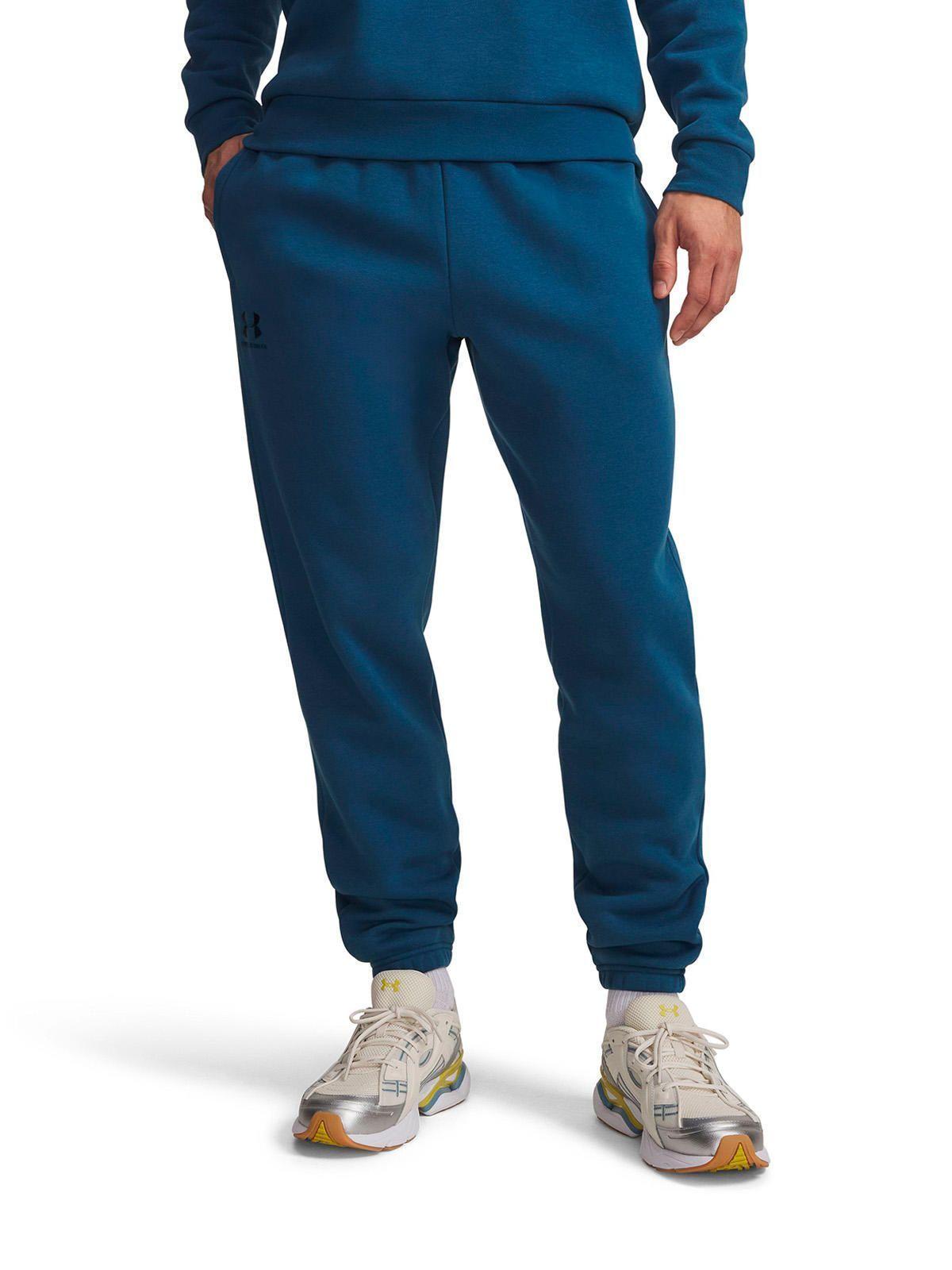 Jogger UA Icon Fleece Azul Hombre-0