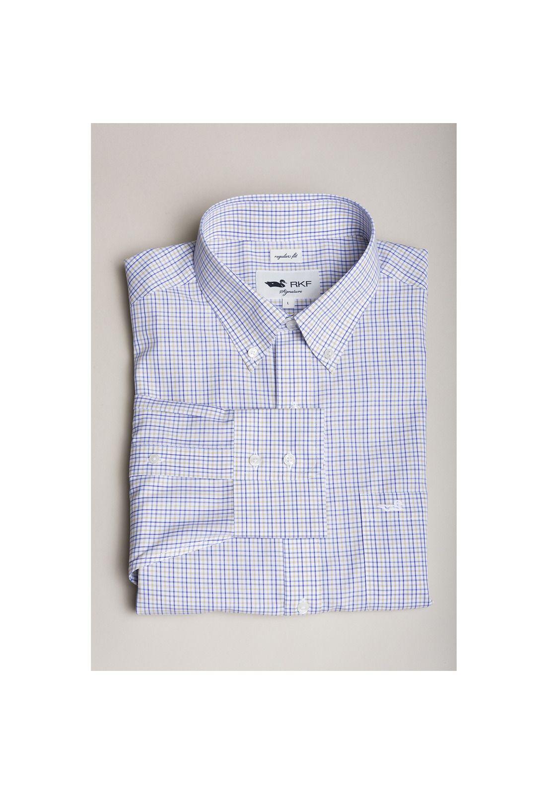 Camisa Libre de Arrugas Rockford Amarillo-4