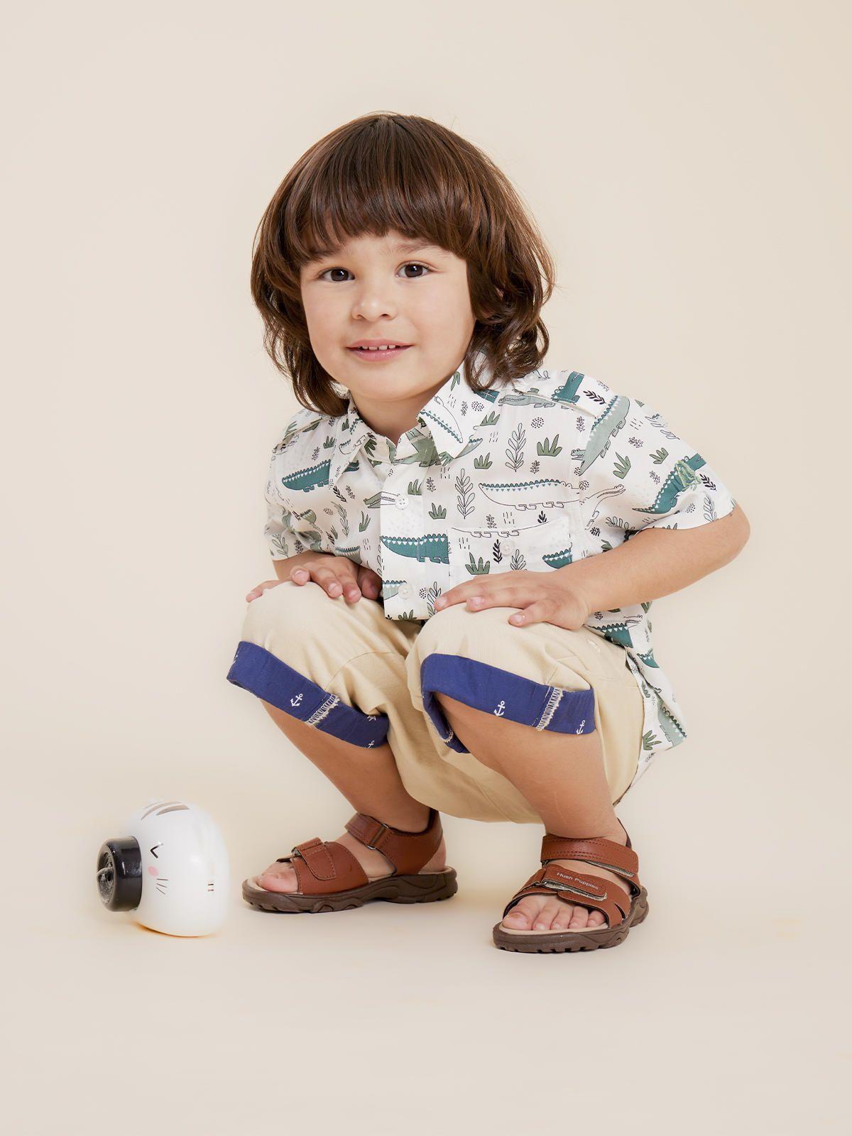 Short Niño Cameron Beige-4