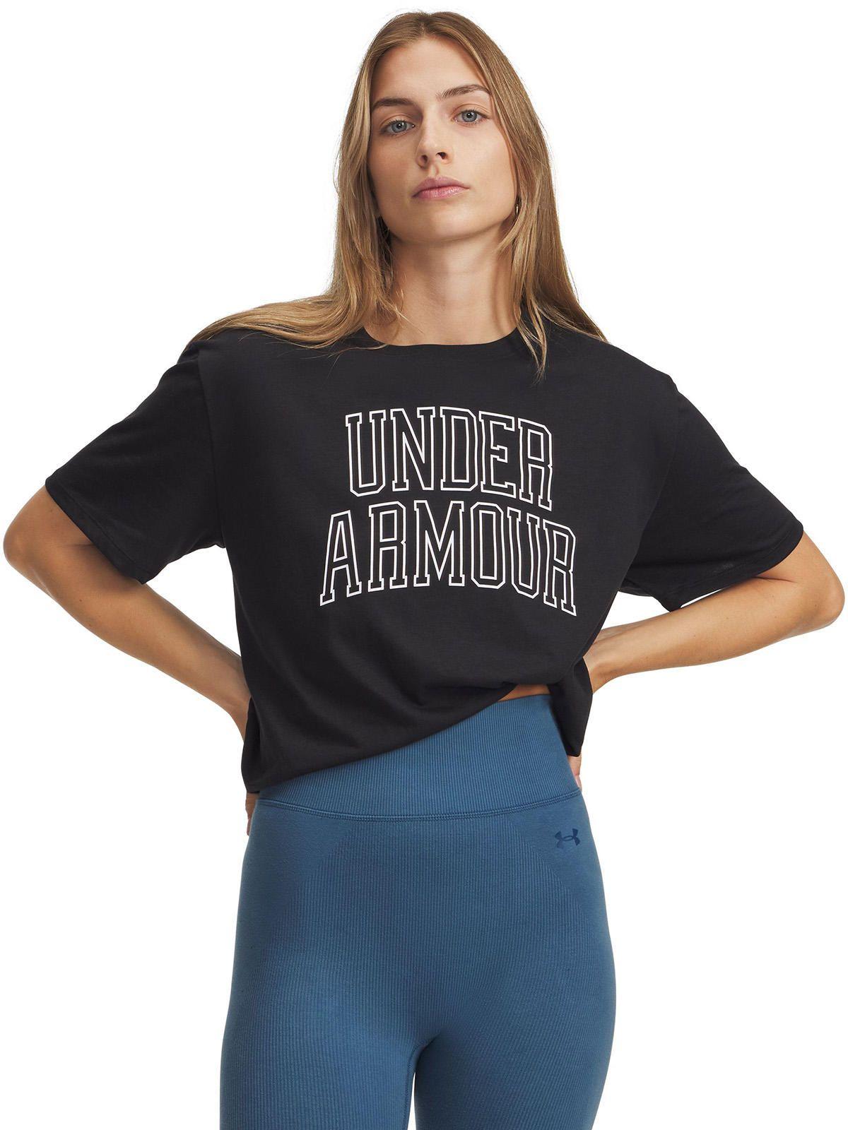 Polera M/C Mujer Rival Oversized Campus Polera Negro-0