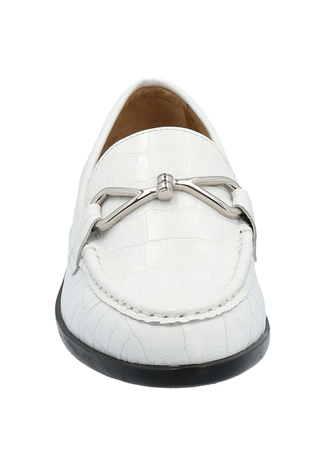 Zapato Cuero Mujer Tidal Blanco-2