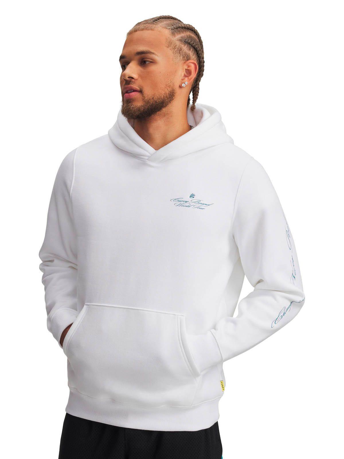 Polerón Basketball para Hombre Curry tour II Blanco -0