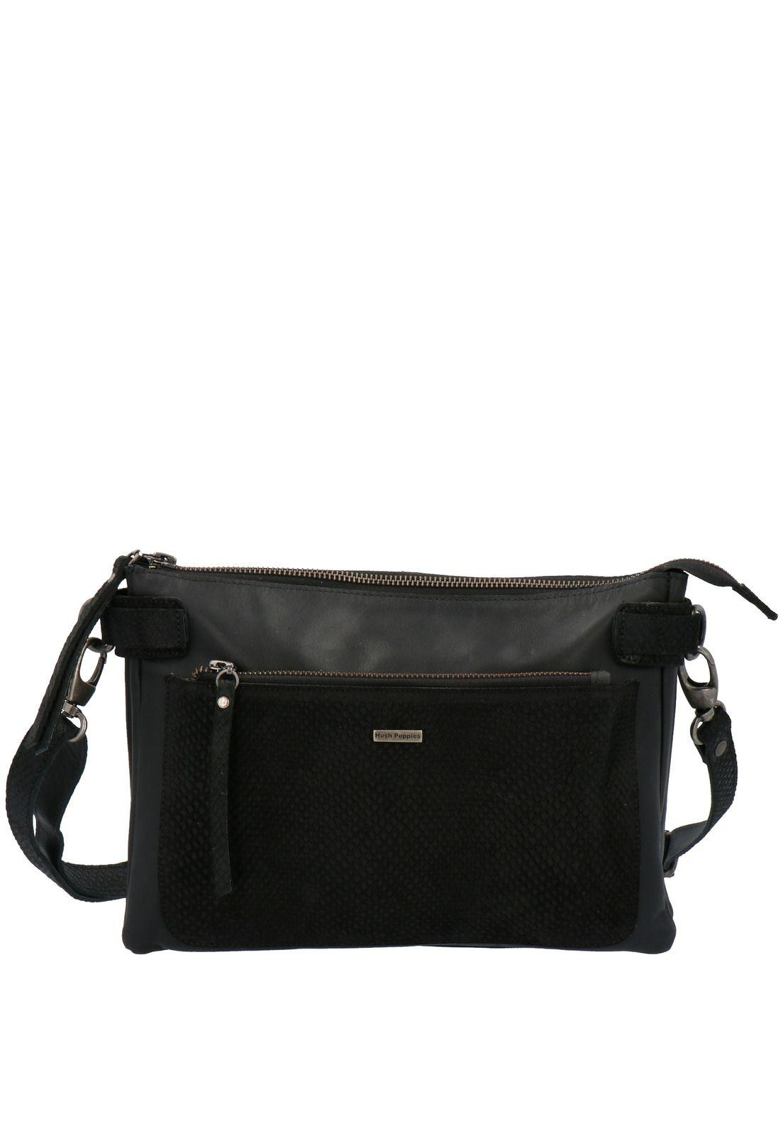 Cartera Cuero Rubi Cross Negro Mujer-0