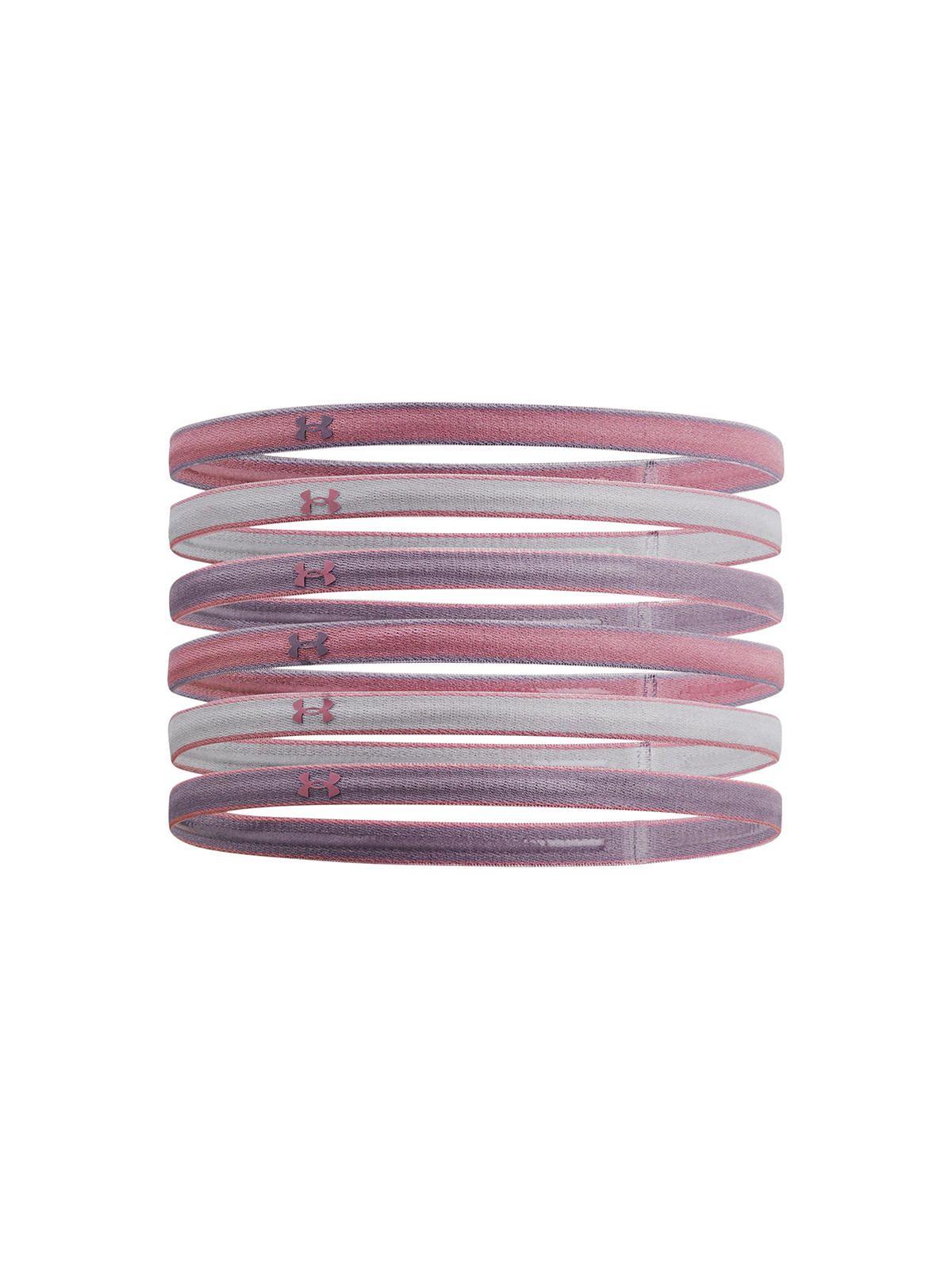 Pack 6 Mini cintillos para mujer Rosado-0