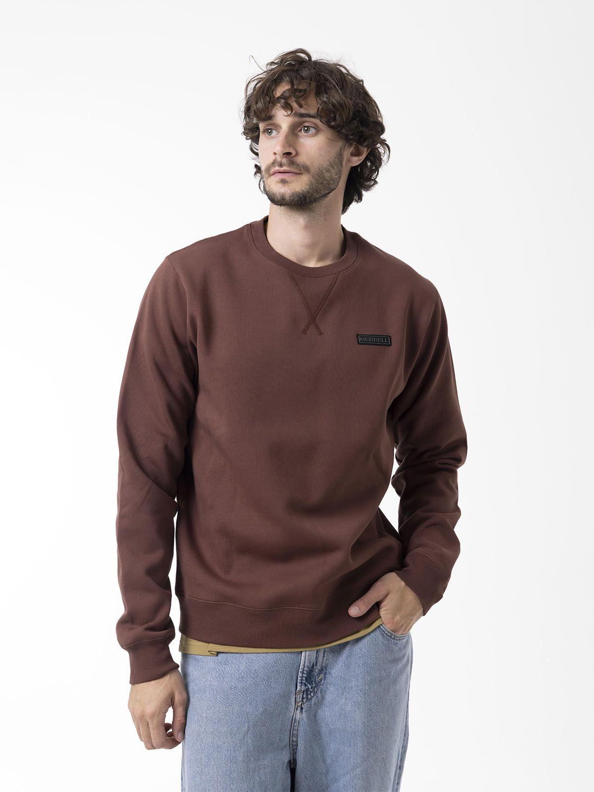 Polerón Hombre Urban Essential Crewneck Café-3
