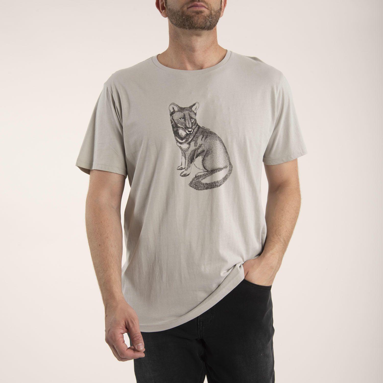 Polera Hombre Algodón Organic Gris-1