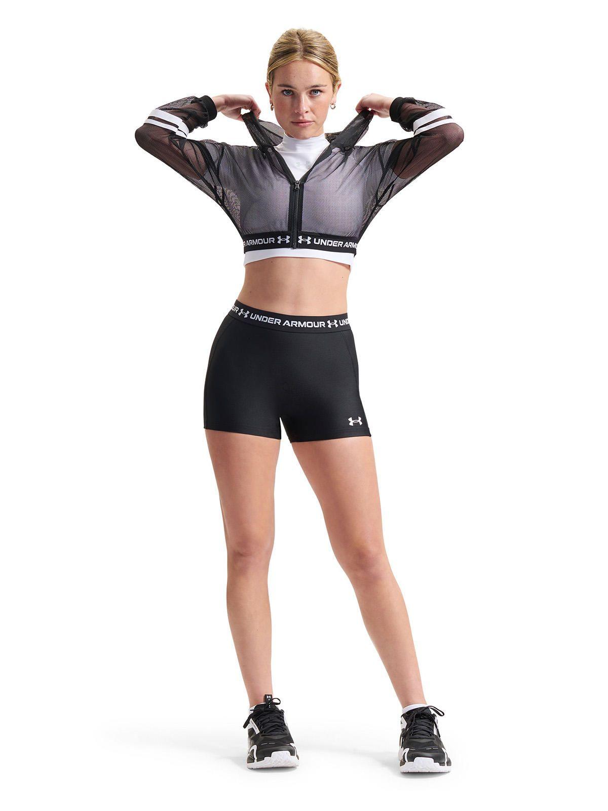 Chaqueta Mujer Heatgear Mesh Full Zip Negra-3