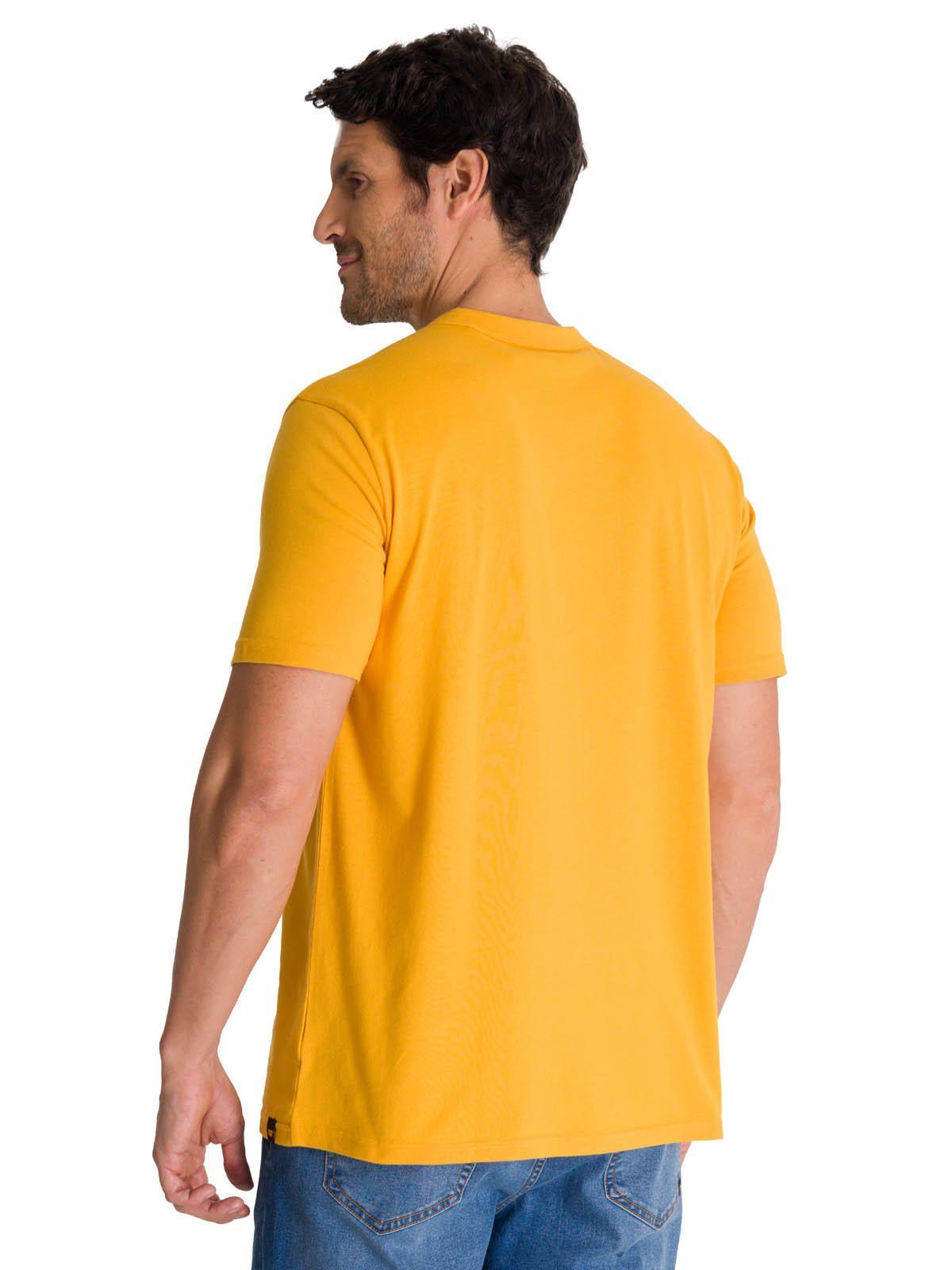 Polera Manga Corta Hombre Original Tractor Amarillo-3