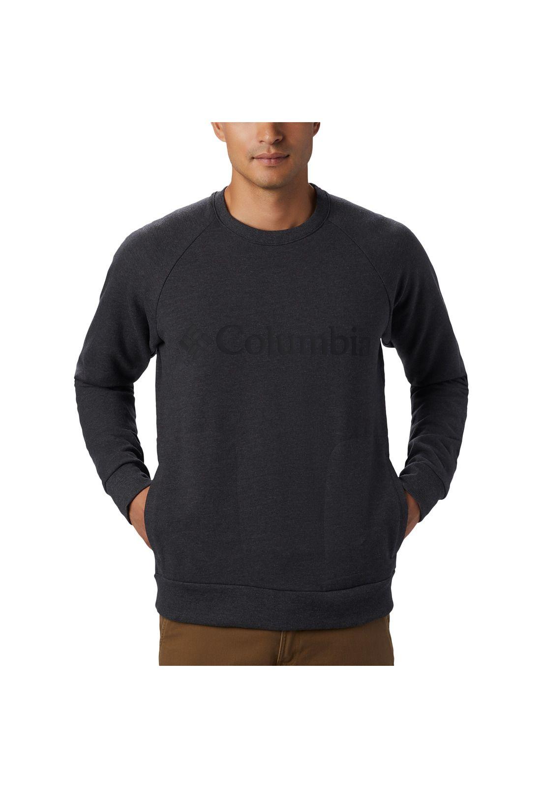 Polerón Columbia Lodge™ Crew Negro-2