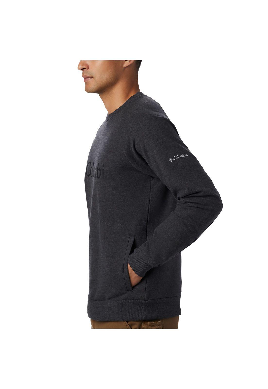 Polerón Columbia Lodge™ Crew Negro-3