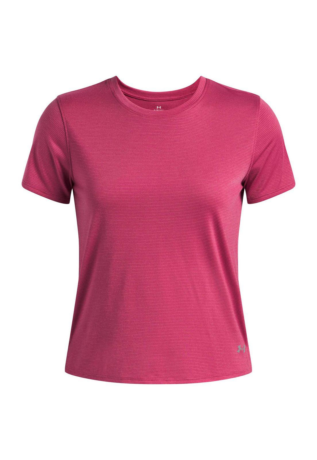 Polera Manga Corta Running para Mujer Launch Rojo 
-0