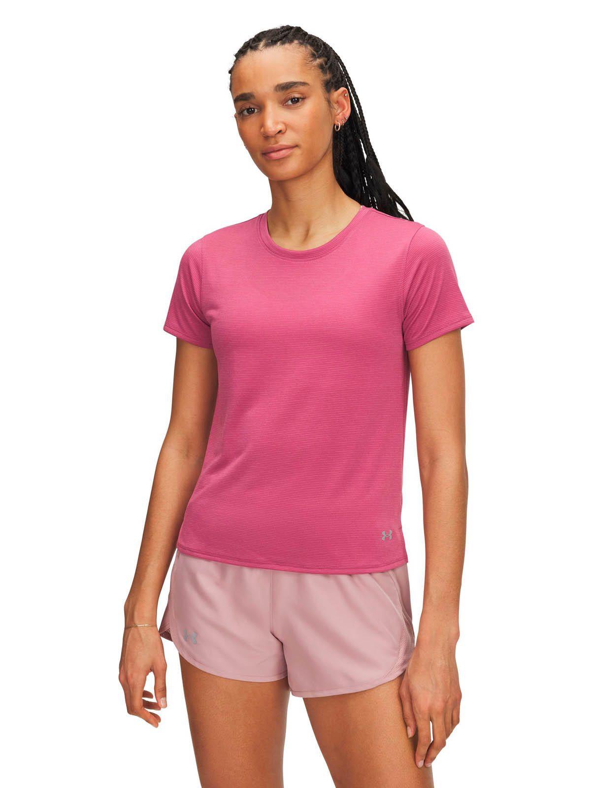 Polera Manga Corta Running para Mujer Launch Rojo 
-3