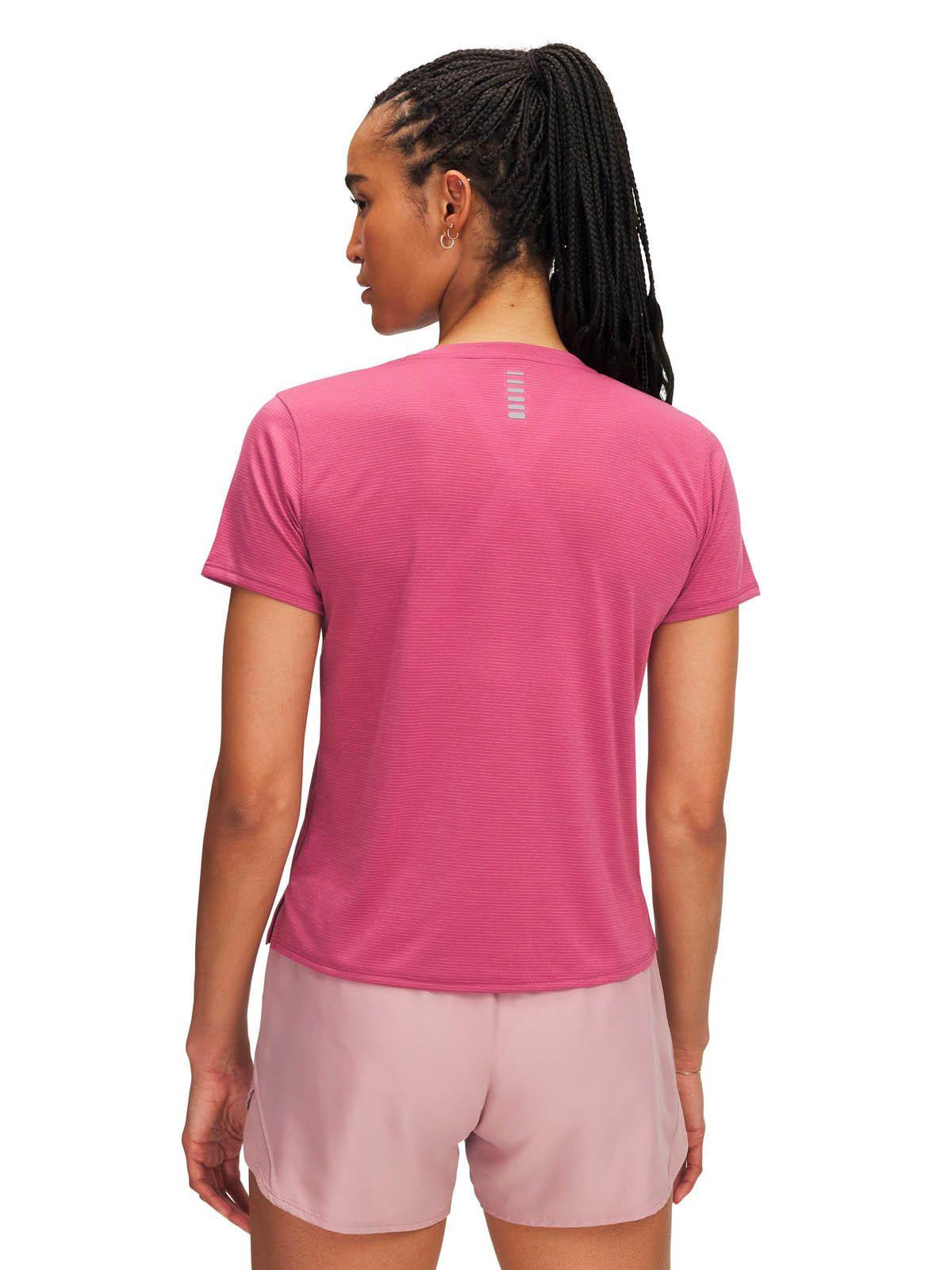 Polera Manga Corta Running para Mujer Launch Rojo 
-4