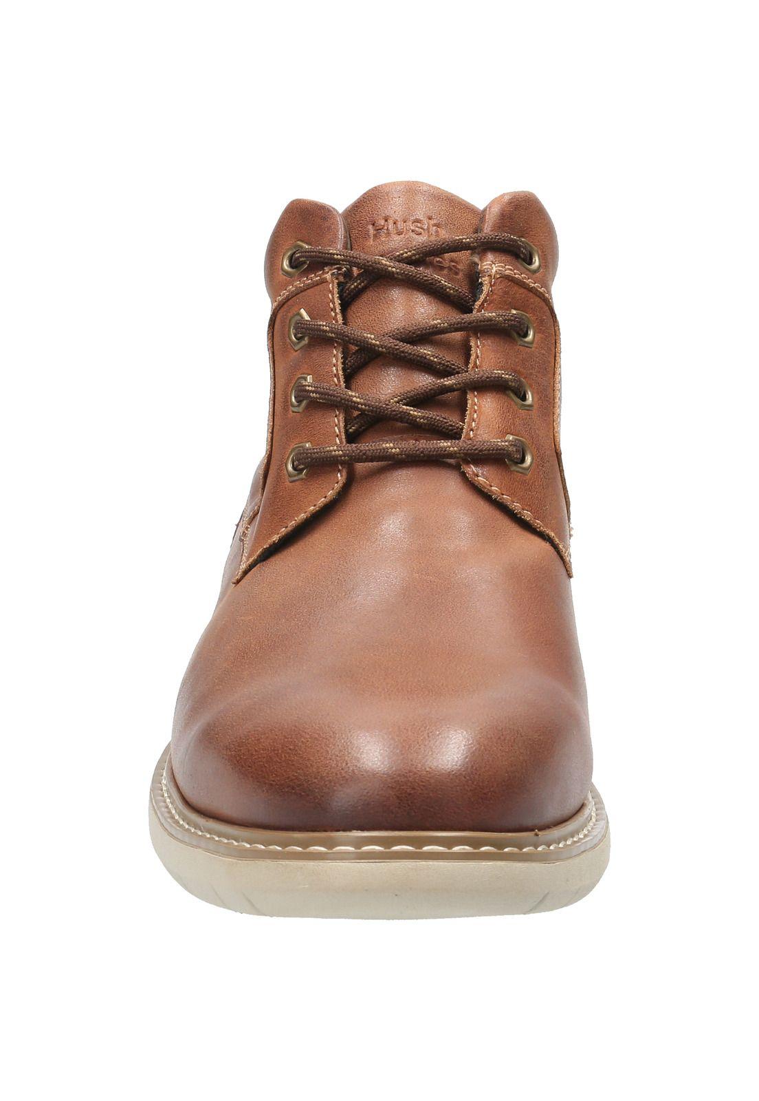 Botin Cuero Hombre Colin Café-3