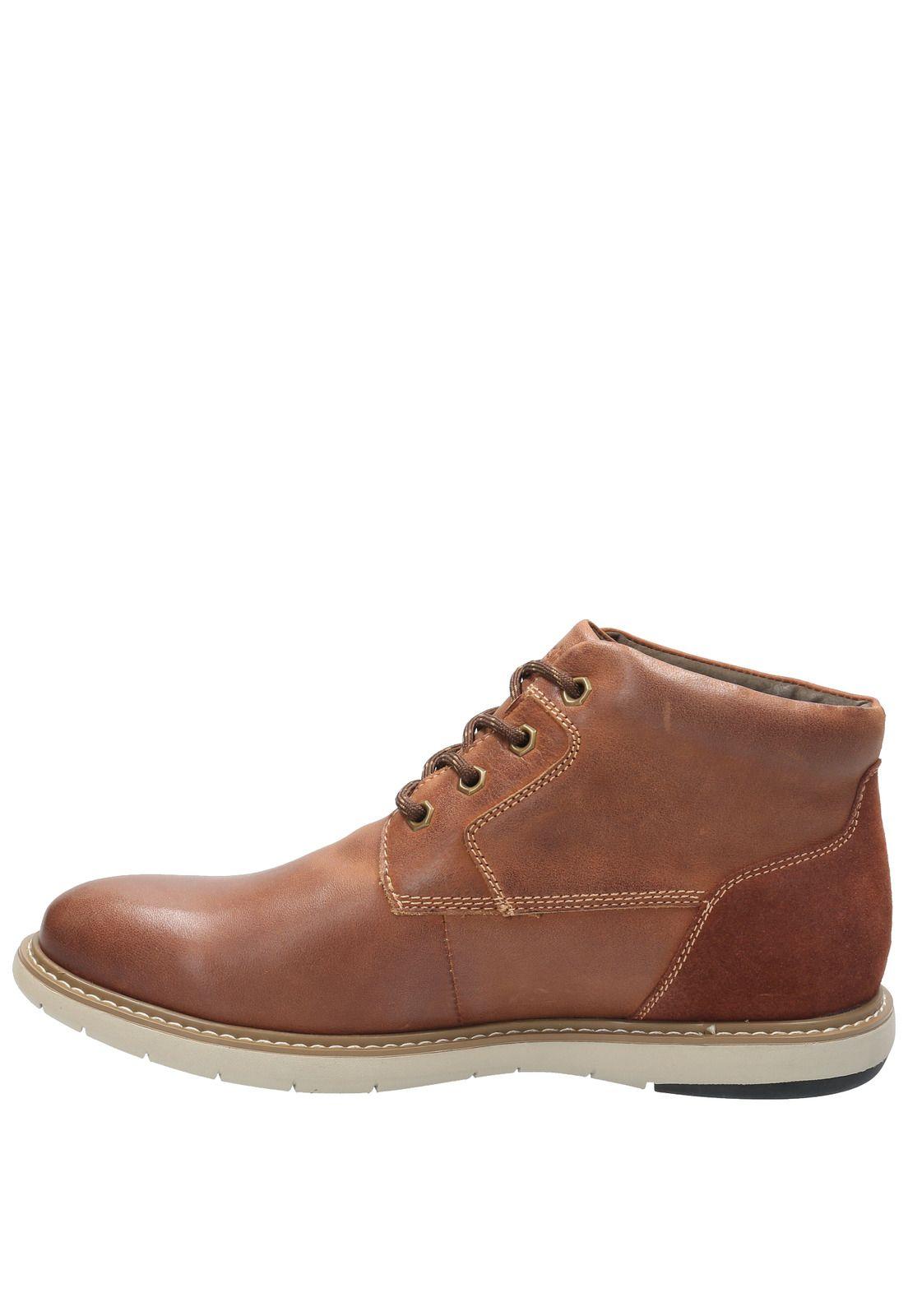 Botin Cuero Hombre Colin Café-5