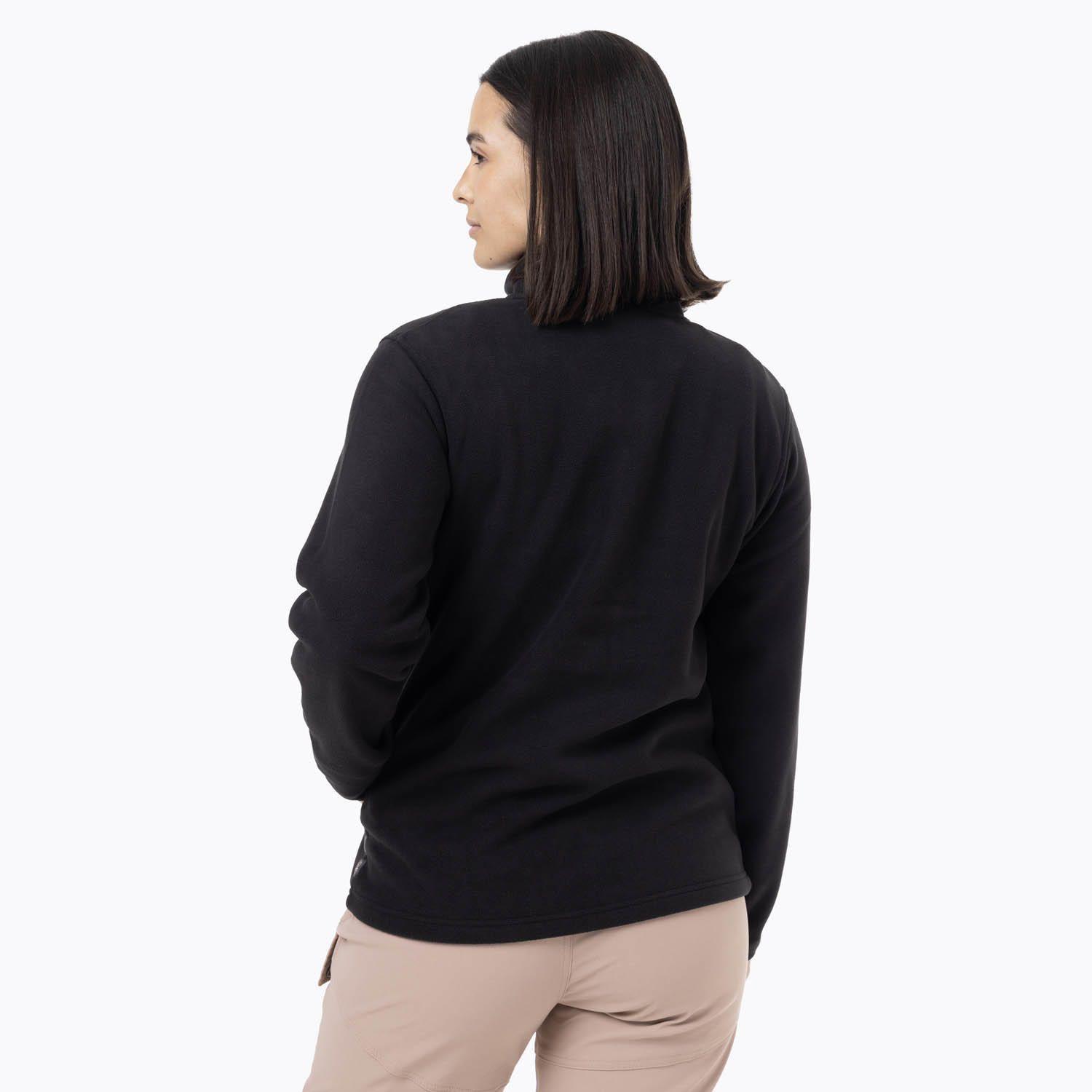 Polar Mujer Deches Snap Microfleece  Negro-3