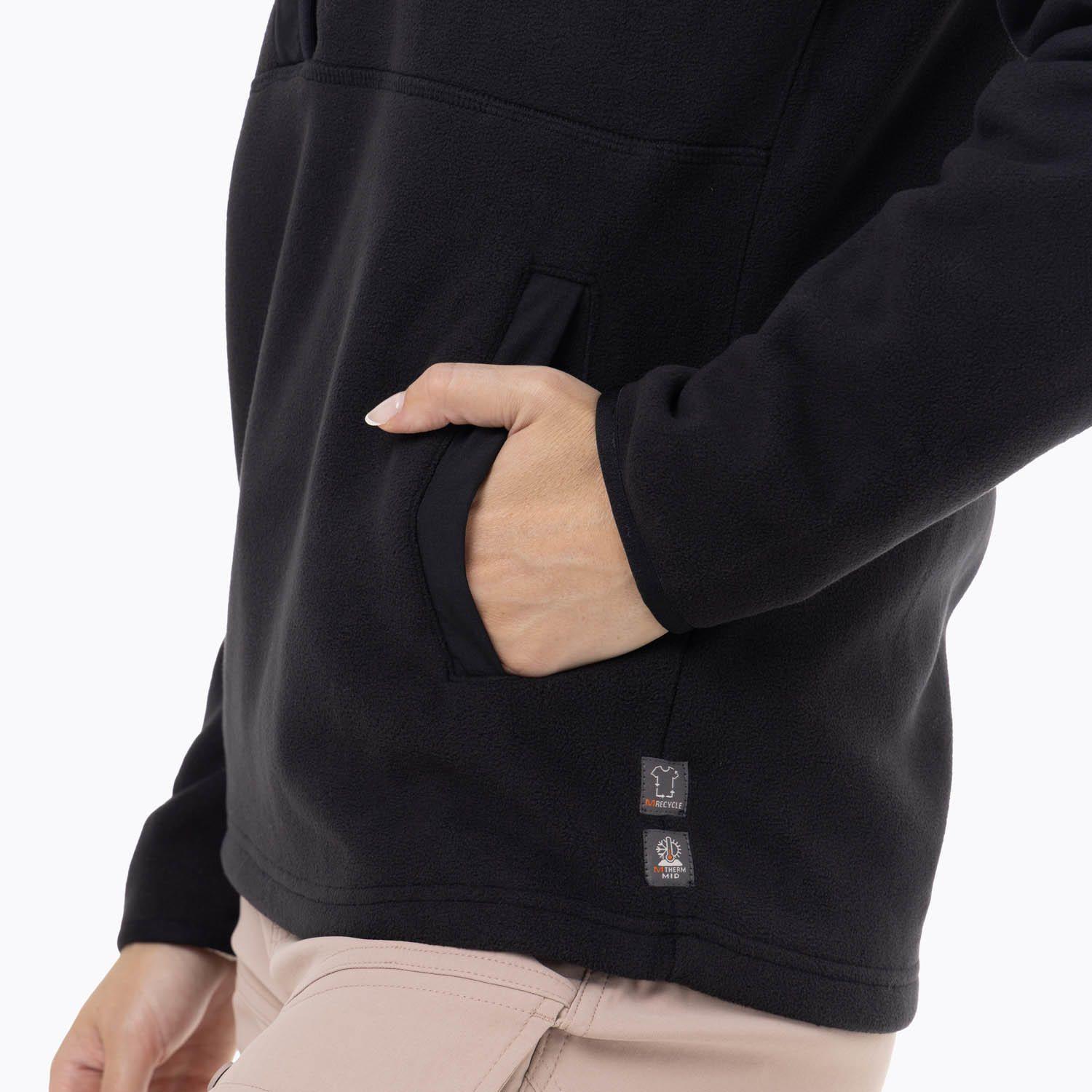 Polar Mujer Deches Snap Microfleece  Negro-6