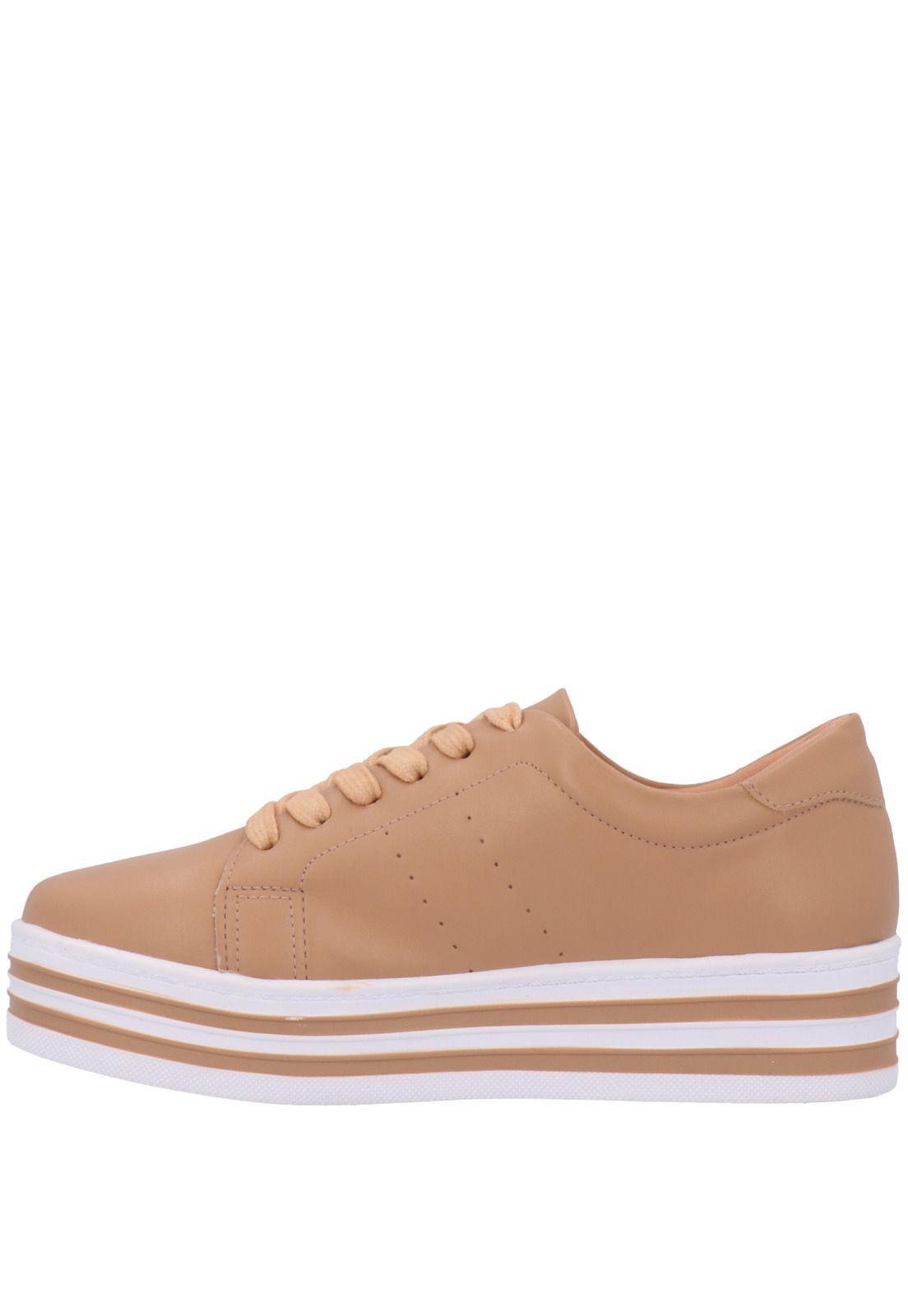 Zapatilla Coni Beige Mujer-4