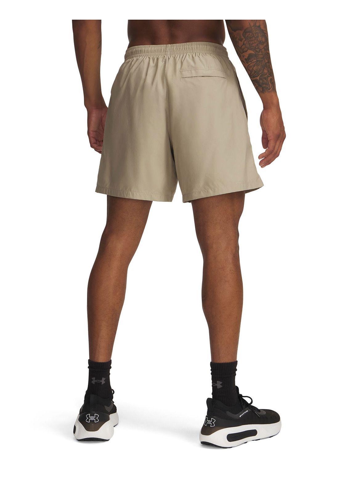Short Ua Icon Volley Café Para Hombre-1