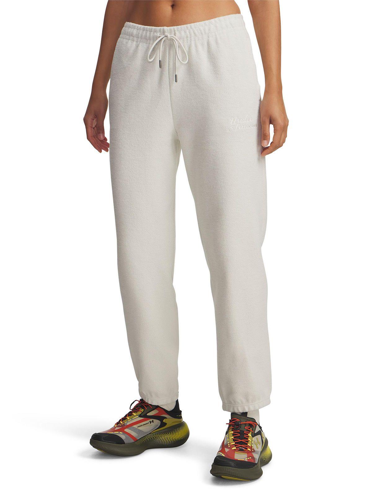 Pantalón Buzo Lifestyle para Mujer Icon Fleece Blanco-0