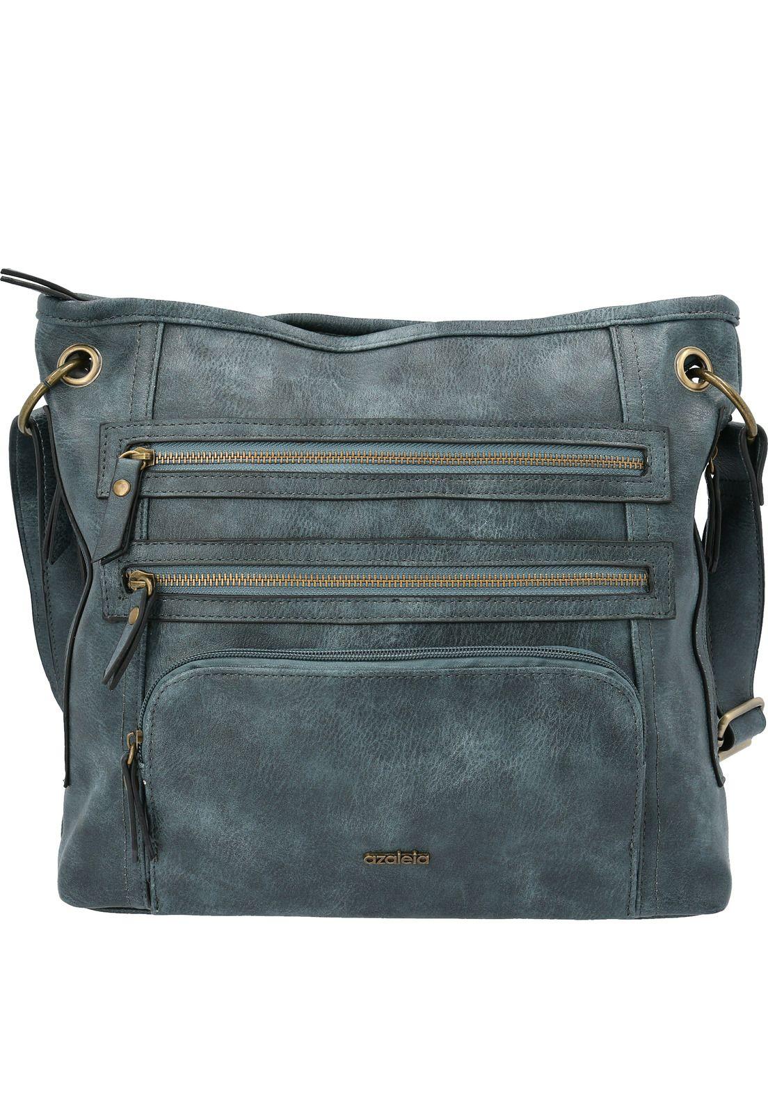 Cartera Mujer Grazia Cross Azul-0