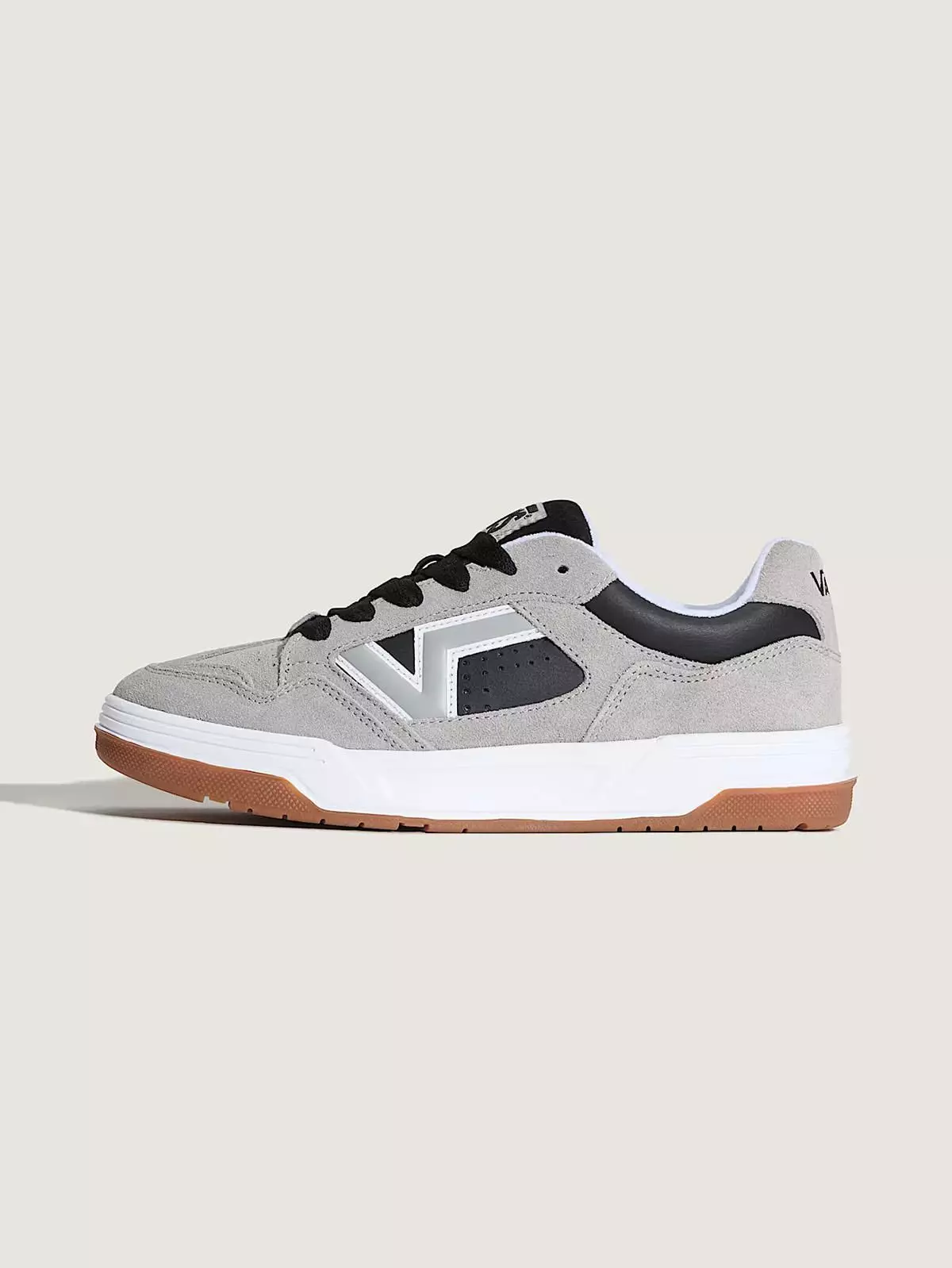 Zapatilla Cuero Unisex Upland Gris-0