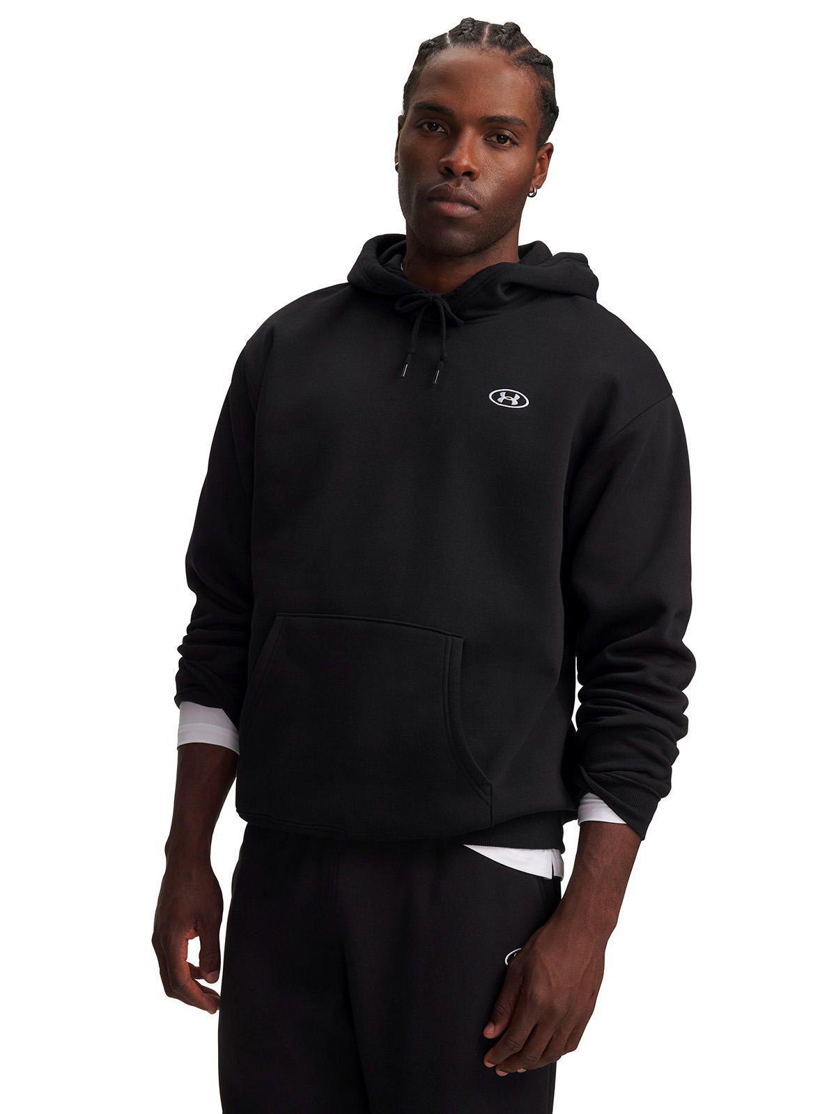 Poleron Rival Fleece negro Hombre-0