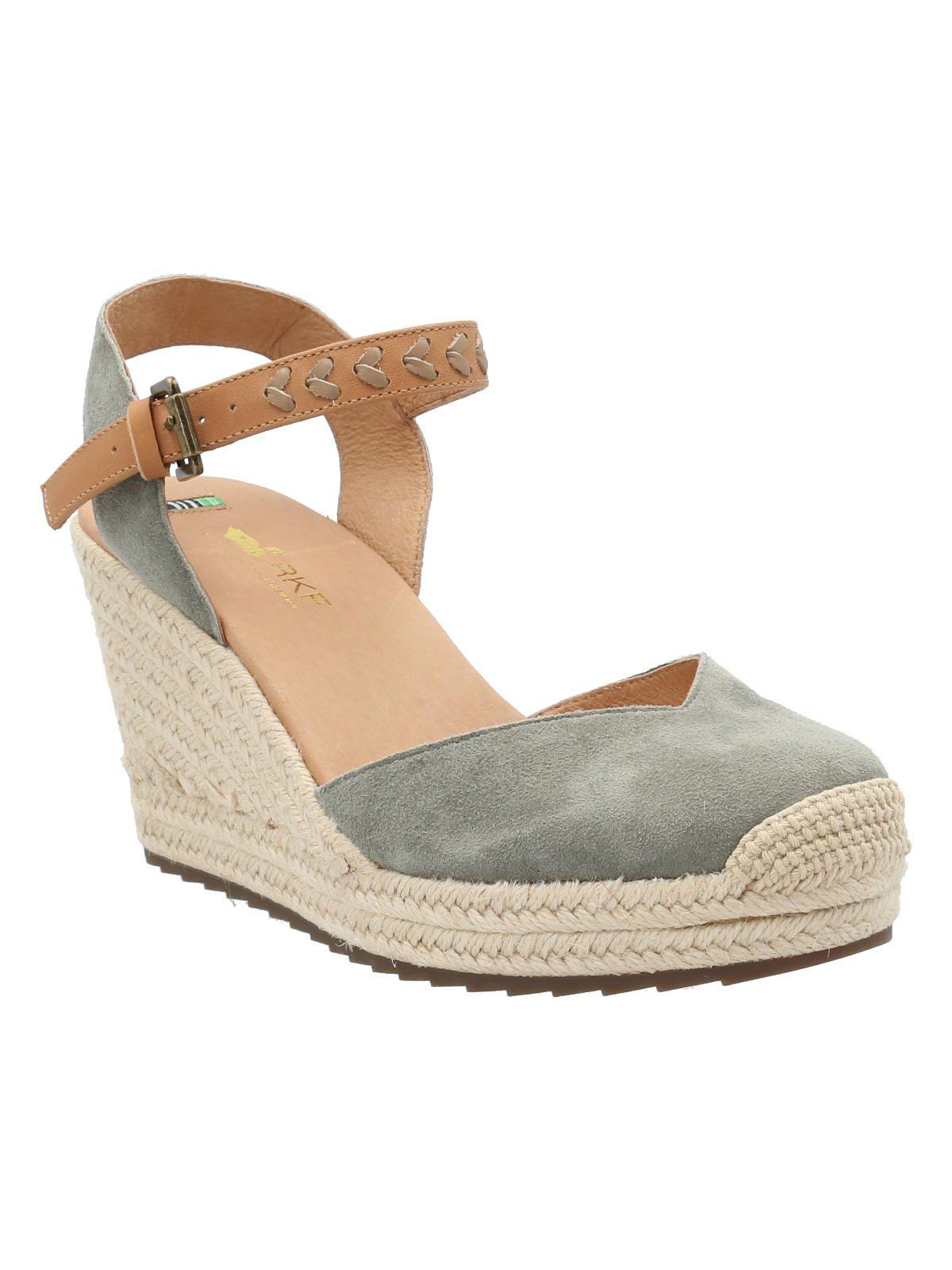 Alpargata Cuero Mujer Lis Verde -1